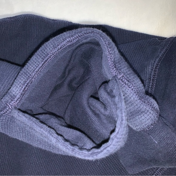 Polo Ralph Lauren navy blue waffle knit sleep pants loungewear size large pocket - Picture 6 of 11